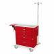 Harloff MDS3024B05 M-Series Standard Width Short Emergency Crash Cart with OPTIONAL Standard Emergency Accessory Package MD30-EMG1