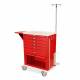 Harloff MDS3030B05-12FD M-Series Standard Width Tall Emergency Crash Cart Five Drawers, Flip-Up Door, Breakaway Lock with OPTIONAL Standard Emergency Accessory Package MD30-EMG1