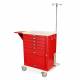 Harloff MDS3030B05-12FD M-Series Standard Width Tall Emergency Crash Cart Five Drawers, Flip-Up Door, Breakaway Lock with OPTIONAL Standard Emergency Accessory Package MD30-EMG1