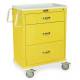 Harloff MDS3030K03 M-Series Standard Width Tall Isolation Cart Three Drawers with Key Lock