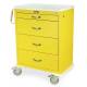 Harloff MDS3030K04 M-Series Standard Width Tall Isolation Cart Four Drawers with Key Lock