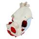 Nasco MG22962 Female Pelvis Model, 6 Parts - Side View