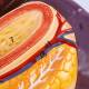 Nasco MG23419 Liver with Gallbladder, Pancreas, and Duodenum Model - Angle 5 Close-up