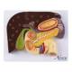 Nasco MG23419 Liver with Gallbladder, Pancreas, and Duodenum Model - Top View