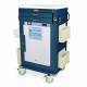 Harloff MH5200B-AC Malignant Hyperthermia Cart with 2.4 Cubic Feet Accucold Refrigerator, Two Drawers, Breakaway Lock & Accessories