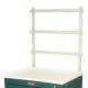 Harloff MINI24-RBR3 Raised Back Rail System with Three 24" Rails (Cart NOT included)