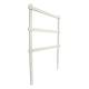 Harloff MINI24-RBR3 Raised Back Rail System with Three 24" Rails