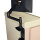 Harloff MNT-HLDR Monitor Mount with Articulating Arm for Medication Carts, Back View (Laptop and Cart are Not Included)