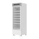 Migali Scientific MP-14RG-HC Medical Pro® Upright Refrigerator with 6 Wire Shelves and 1 Wire Basket, Glass Door, 13.9 Cubic Feet - Right Angle View