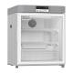 Migali Scientific MP-U5RG-HC Medical Pro® Undercounter Refrigerator with 2 Wire Shelves and 1 Wire Basket, Glass Door, 4.6 Cubic Feet - Left Angle View
