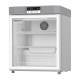 Migali Scientific MP-U5RG-HC Medical Pro® Undercounter Refrigerator with 2 Wire Shelves and 1 Wire Basket, Glass Door, 4.6 Cubic Feet - Right Angle View