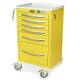 Harloff MPA2430EKC16 A-Series Lightweight Aluminum Medium Width Tall Isolation Cart Six Drawers with Electronic Keypad Lock