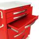 Harloff MPA3030B06 A-Series Lightweight Aluminum Standard Width Tall Emergency Crash Cart Six Drawers with Breakaway Lock