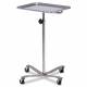 Clinton Model MS-29 Mobile Stainless Steel Instrument Stand With Stainless Steel Base