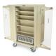 Harloff MS-SUTURE2-K MedStor Max Suture Medical Storage and Transport Cart with Key Lock.  Shown with Tray, sold separately.