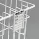 Harloff MSLBL-4 Label Holder for MedStor Max Wire Baskets