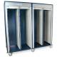 Harloff MSPM84-00TK MedStor Max Quad Column Medical Storage Cabinet with Dual Tambour Doors, Key Locks
