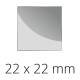 LW Scientific MSS-CVR1-2222 Microscope Cover Glass - 22 mm x 22 mm (Pack of 168)
