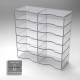 Poltex MTLCASRCK12-W Metal Cassette Rack, 12 Pocket