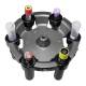 LW Scientific MUC-06ST-15T3 MXU Touchscreen Centrifuge, 6-Place Swing-Out Rotor - With Tube Shields, Inserts, and Tubes (Tubes are Not Included)