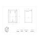 Poltex N95MSKLCK Locking N95 Mask Dispenser - Print