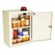 Harloff NC16C12-SE1-AVD Medium Narcotics Cabinet with Audio/Visual Alarm, Single Door with Single Electronic Pushbutton Lock, 16" H x 12" W x 8" D - Open Door (Contents not Included)