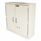 Harloff NC30D30-BK2 Large Narcotics Cabinet, Double Door with Double Key Lock, 30" H x 30" W x 10" D