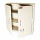 Harloff NC30D30-BK2 Large Narcotics Cabinet, Double Door with Double Key Lock, 30" H x 30" W x 10" D - Open Doors