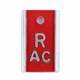 AC Wellman NEOR002 Neonatal Embedded Aluminum Marker - 1/4" R with 1-2 Initials