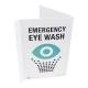 AERO Healthcare NFSWS01 NeutraFlush Wall Sign for Gravity Fed Eyewash Station