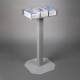 Poltex NOWASTGB3-3STL No Waste Glove Box Holder, Stand Mount, 3 Box Capacity - With Gloves (Gloves are Not Included)
