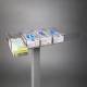 Poltex NOWASTGB4-3STL No Waste Glove Box Holder, Stand Mount, 4 Box Capacity - Opened Sliding Door (Gloves are Not Included)