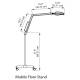 Burton Medical NXFL Nova Exam® LED Light, Floor Stand - Specifications
