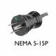 NEMA 5-15P IEC Plug