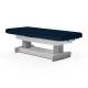 Oakworks Performalift Electric Treatment Table - Flat Top (Shown in a Gray Finish and Sapphire TeraTouch Upholstery)