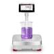 OHAUS Explorer Plus™ High Capacity Balance - With Tower Kit Weighing Liquid in Beaker (Tower Kit and Beaker are Not Included)