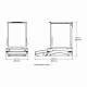 OHAUS Explorer™ Precision Balance with Draftshield - Dimensions