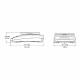OHAUS PR Series Balance without Draftshield - Assembly Dimensions