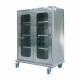Pedigo Flat Top Operating Room Cabinet with Casters and Double Door