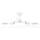 Burton Medical Outpatient® LED Exam Light Ceiling Mounted - Dimension