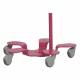 Pedigo P-1095-8 Pink Pole™ Infusion Pump Stand - Casters