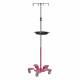 Pedigo P-1095-8 Pink Pole™ Infusion Pump Stand (The Patient Handle and Tray Insert are Sold Separately)