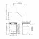 Pedigo P-2240 Elite Series Blanket Warmer with 1 Shelf, 7.5 Cubic Feet -Technical Dimension