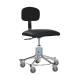 Pedigo P-551-GS Pneumatic Height Adjustment Stool with Backrest