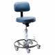 Pedigo Model P-6000 Hydraulic Surgeons Stool With Backrest
