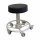 Pedigo P-6001-BLK Hydraulic Surgeon Chair - Black Upholstery