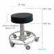 Pedigo P-6001-BLK Hydraulic Surgeon Chair, Black Upholstery - with Dimensions