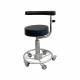 Pedigo P-6001-BLK Hydraulic Surgeon Chair, Black Upholstery with P-6000-PR Optional Procedure Rest (The Procedure Rest is Sold Separately)