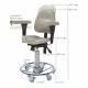 Pedigo P-7000 Hydraulic Surgeon's Stool With Backrest & Armrests - Dimensions