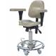 Pedigo Hydraulic Surgeons Stool With Backrest & Armrests